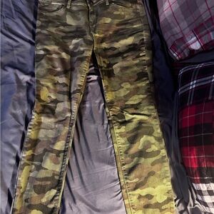 Camouflage Patterned Pants